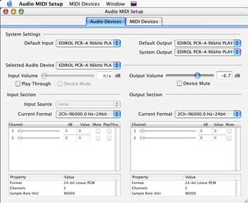 Audio MIDI Setup